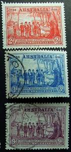 Australia, Scott 163-165, Used set
