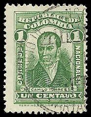 Colombia - #340 - USED - SCV-0.25