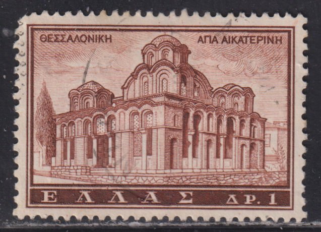 Greece 696 St. Catherine's Church, Salonika 1961