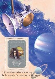 Guinea 2014 SPACE CASSINI Anniversary SATURN MISSION s/s Perforated Mint (NH)