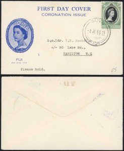 Fiji 1953 Coronation FDC