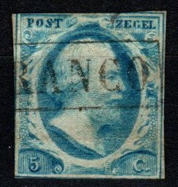 Netherlands #1 F-VF Used CV $35.00 (X4169)