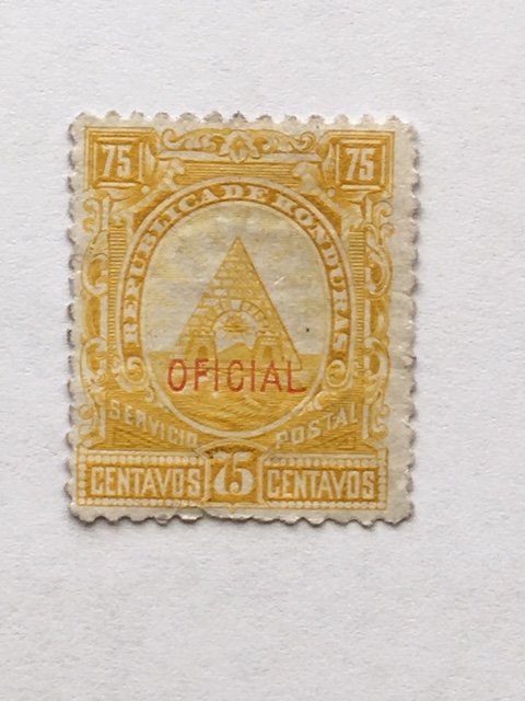 Honduras – 1890 – Single Official Stamp – SC# O10 – Used