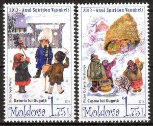 Moldova 2013 Guguta Stories by Spiridon Vangheli Set of 2 MNH**