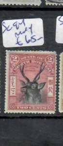 NORTH BORNEO  2C DEER  SG 94    MOG       P0311H