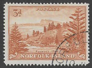 Norfolk Island (1947) - Scott # 6,    Used