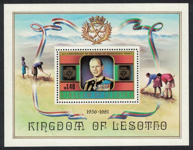 Lesotho 25th Anniversary of Duke of Edinburgh Award MS SG#MS467