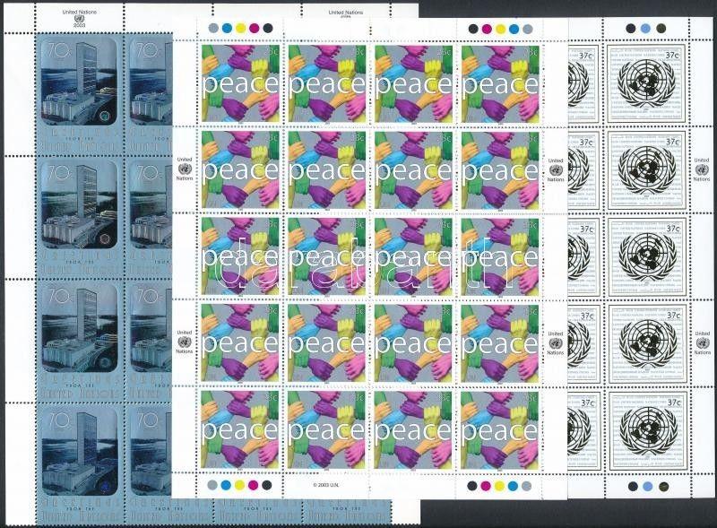 UN New York stamp Definitive mini sheet set MNH 2003 Mi 920-922 Art WS233044