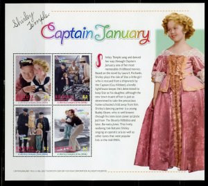 BEQUIA  SHIRLEY TEMPLE CAPTAIN JANUARY SET OF TWO  SHEETS  MINT NH