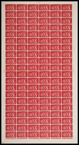 Sg 557 1957 2½d 5 Dot Jubilee Jamboree (Scouts) Full sheet UNMOUNTED MINT