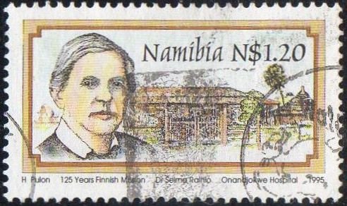 Namibia 1995 $1.20 Dr Selma Rainio & Onandjokwe Hospital used