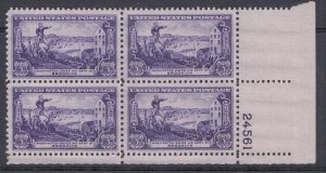 Scott 1003 MNH LR Pl Blk 24561 - Battle of Brooklyn