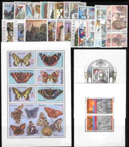 SLOVAKIA MNH Complete Year sets 2002