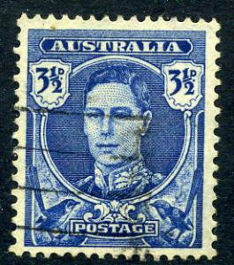 Australia - Scott #195 - 3½ p - George VI - Used