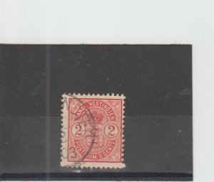 Danish West Indies  Scott#  29  Used  (1903 Arms)