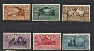 STAMP STATION PERTH-Somalia #120-125 Definitive Short Set MNH  CV$18.00