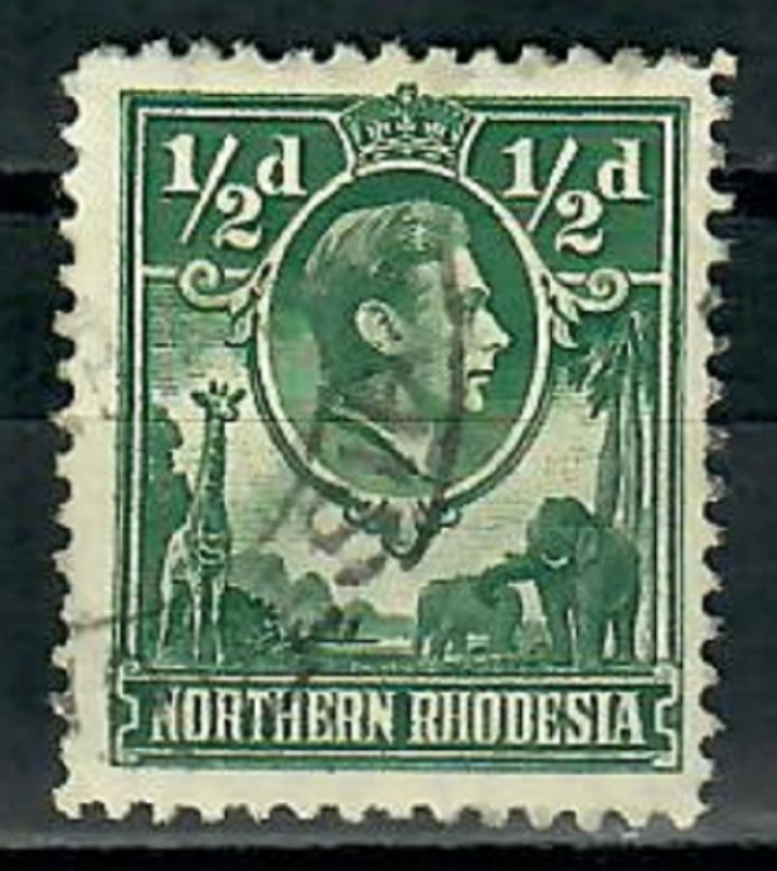 Northern Rhodesia #25 used single