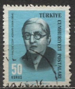 Turkey 1966: Sc. # 1696; Used Single Stamp