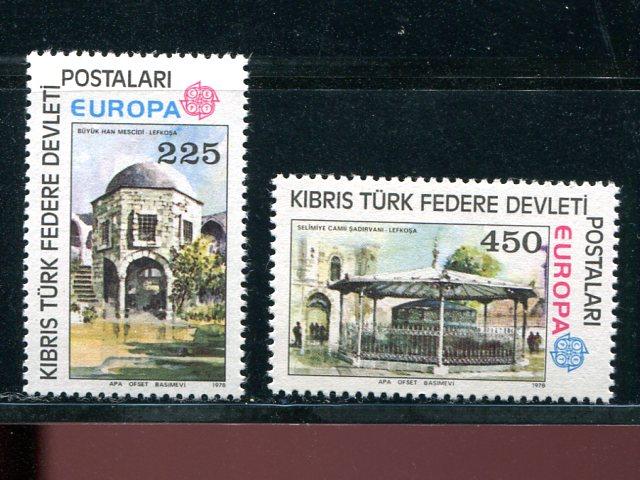 Cyprus  Europa  1978 Mint VF NH - Lakeshore Philatelics