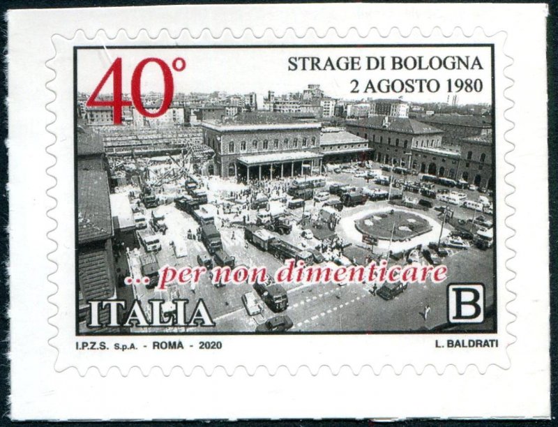 2020 Italy Bologna Massacre SA (Scott 3652) MNH