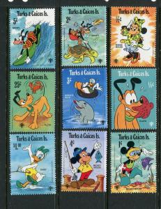 Turks & Caicos #399-407 Mint