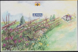 ALAND 2001 Pre Paid Flowers pictorial aerogramme / Postbrev - unused.......B3296