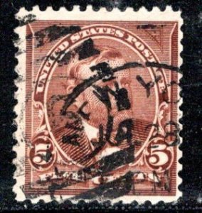 United States Scott # 255, used