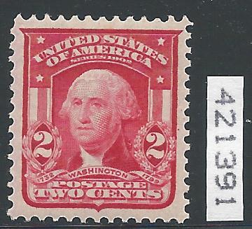 Scott 319, Original Gum, 1901-1908 Regular Issues