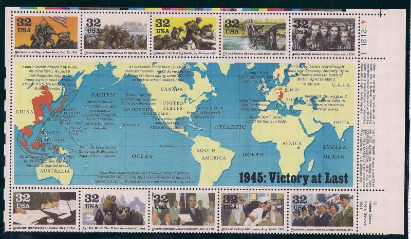 2981 MNH Plate Block of 10