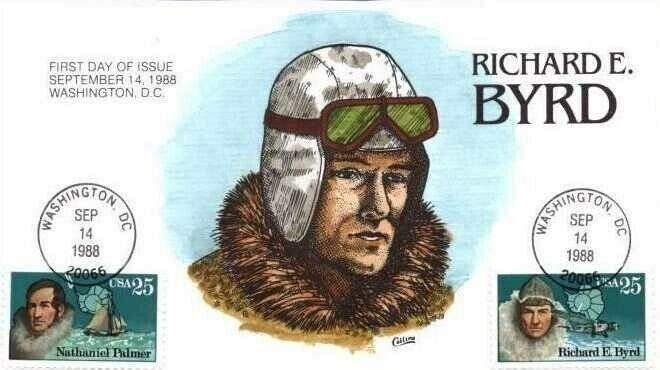 COLLINS HAND PAINTED 2386 Richard Byrd Polar Flight Nathaniel Palmer