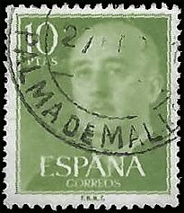 SPAIN   #835 USED (1)