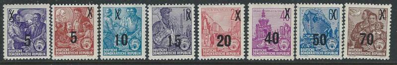 German Democratic Republic 216-223 (M) 