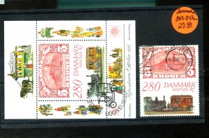 DENMARK #843-843A USED FVF Cat $28