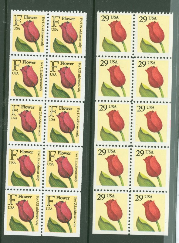 United States #2520a/2527a  Multiple (Flora) (Flowers)