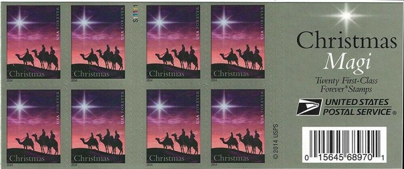 Christmas Magi Book of 20 - Stamps Scott 4945b  United States, General  Issue Stamp / HipStamp