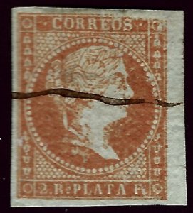 Cuba SC#4 Used F-VF hr. SCV$19+..Popular Country!