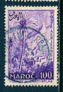 French Morocco 1955: Sc. # C53; Used Single Stamp