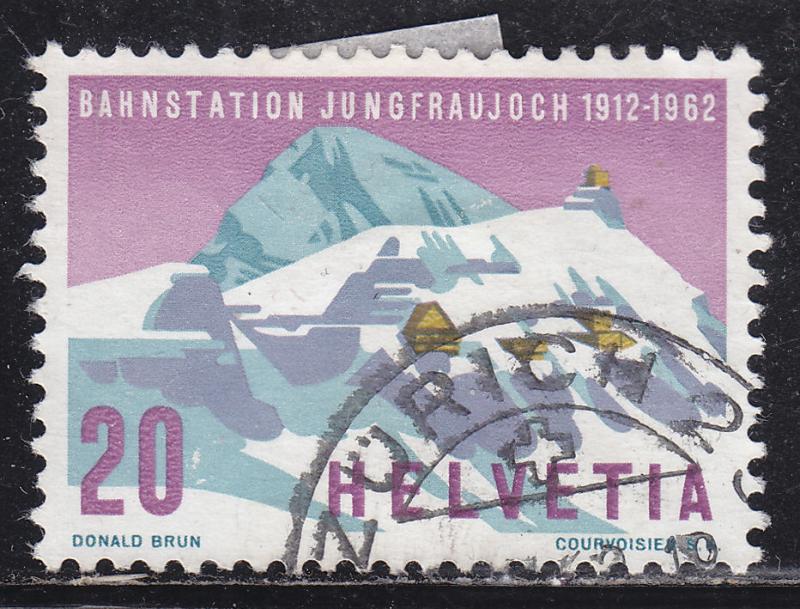 Switzerland 414  Jungfrau Railroad Station 1962