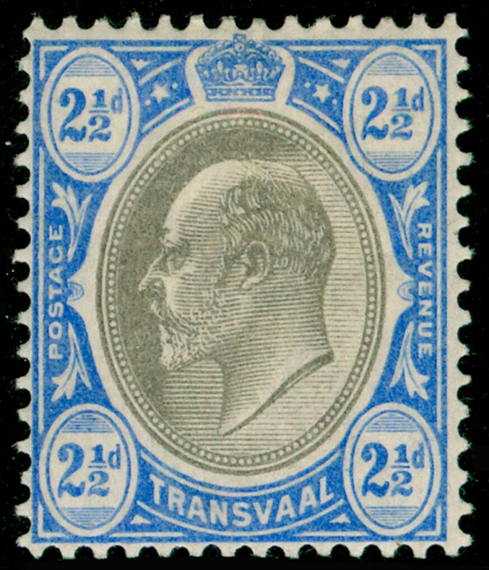 SOUTH AFRICA - Transvaal SG247, 2½d black & blue, M MINT. Cat £14. WMK CA