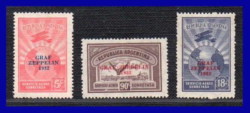 1932 - Argentina - Scott n C 35 - C 337 - MLH - Zeppelin - AR- 22 - 01