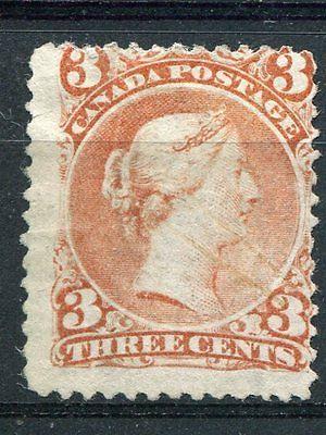 Canada #33  used  laid paper  very scarce stamp