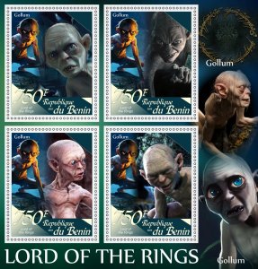 Stamps. Cinema. The Lord of the Rings 2022 year 1+1 sheets perforated MNH**