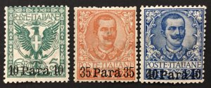 Italy Albania Offices -  Sassone n. 4-6 cv 600$ Super Centered - MNH**