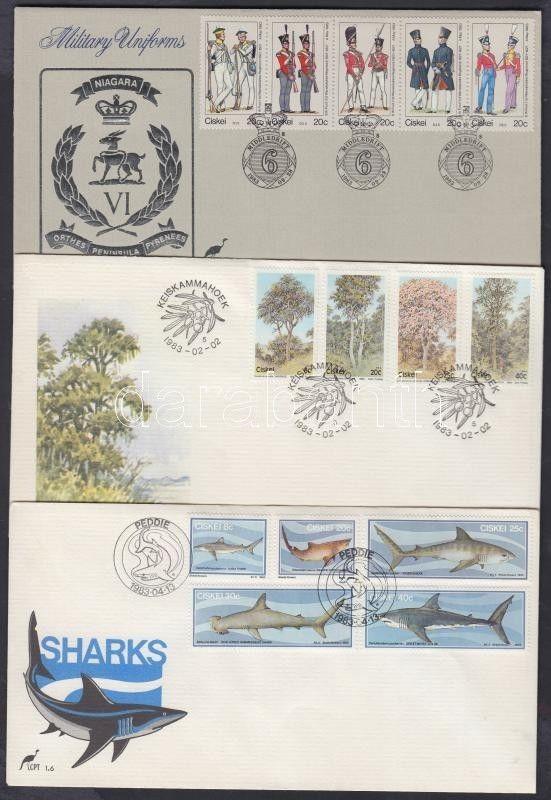 South Africa Ciskei stamp 3 diff. sets 3 FDC Cover 1983 Mi 34-42 +47-51 WS142798