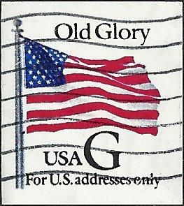 # 2886 USED G STAMP OLD GLORY