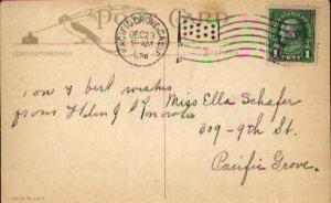 United States, 1922 Fourth Bureaus, Flags, Machine Cancel, California