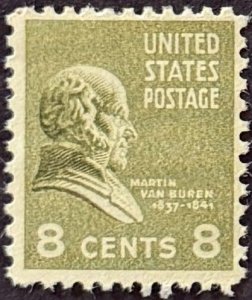 US stamp #813 used