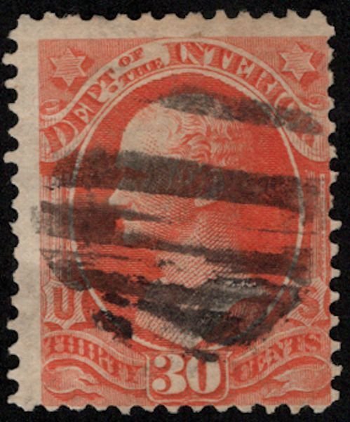 US #O23 F/VF used, grid cancel, nice stamp