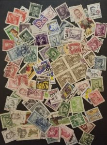 Czechoslovakia Vintage Stamp Lot Used Collection T2605