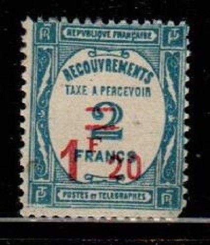 France Scott J66 Mint hinged (Catalog Value $42.50)